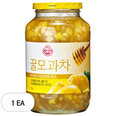 오뚜기 유자차 1kg + 오뚜기 꿀모과차 1kg, 1개, 1개입