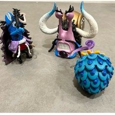 海賊公仔凱多電話蟲蝸牛惡魔果實套組（一套三隻）模型手辦, 1個, 一套三個 有髒污瑕疵特價