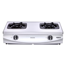 SAKURA櫻花二口雙炫火檯面爐 G5900，雙炫火專利，斜火包覆更高效, 液化石油氣 (LPG), G-5900S