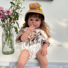 리얼 아기인형 베이비돌 리본돌 촬영용 베이비 실리콘, B 타입