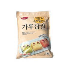 찹쌀 가루 1kg 햇쌀마루 습식쌀가루 찰떡 인절미 경단 상하이 버터떡 만들기, 1개