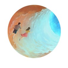 인체감지 무드등 충전식 스마트 침실 조명 어린이방 선물용, 화이트 6000K, 1개, H-힐링 스카이