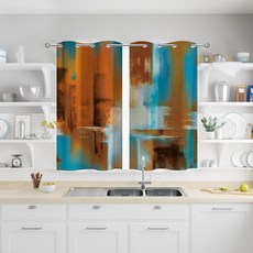 Asuepect 빈티지 플로럴 키친 커튼 2 패널 세트 블랙 핑크 플라워 로즈 스몰 고딕 빅토리아 쇼트 윈도우 욕실 침실용 장식 50% 다크닝 26 x 36 인치