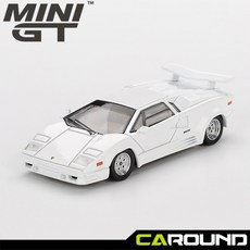 미니지티(1134) 1:64 람보르기니 쿤타치 25주년 - 화이트, 1개, 1134