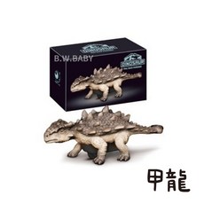 黑白寶貝 恐龍迴力車 (八款可挑) 暴龍/三角龍/甲龍/副櫛龍/迅猛龍/腕龍/劍龍/棘龍 迴力車 恐龍車, 1個, 甲龍