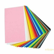 제삼오스토어 칼라펠트 비접착 진연두 45x30cm 1개 게시판꾸미기 유치원환경판 미술교육도구 게시판용