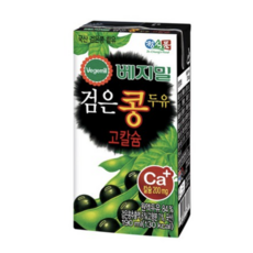베지밀 검은콩 두유 고칼슘, 190ml, 48개