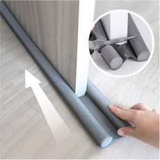 그레이 에코비 문틈 바람 막이 발끼임방지 문틈막이 외풍차단 문풍지, 1개