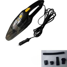 차량용 휴대용 미니 무선 고출력 충전 자동차 청소기 블랙 24v