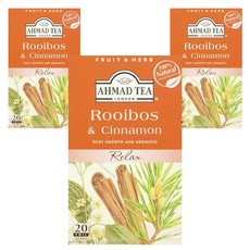 아마드티 루이보스 & 시나몬 릴렉스, 1.5g, 20개입, 3개