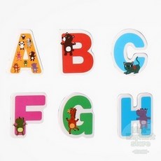 [아리아띠] 대문자 안전자석 자석교구 자석글자 자석완구