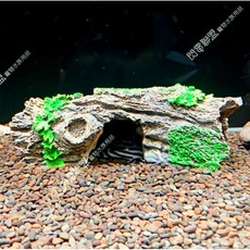 【閃電聯盟】仿真樹根 仿真空心樹幹 樹根 造景 躲藏 造景 裝飾 異型 螯蝦 水草 鼠魚 兩棲爬蟲 裝飾品, 1個