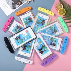 手機防水袋潛水手機套觸屏通用游泳防水手機殼掛脖防塵包手機配件