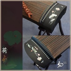 입문용 가야금 초보자 연주 국악 취미 전통 현악기, 1개, 125cm 잠자리 연꽃