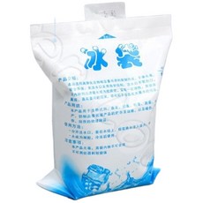 加厚注水式保冷冰袋 食品保鮮冷藏 戶外野餐露營 可重複使用, 1個, 1個裝
