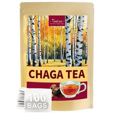 TeeLux 민들레 잎 및 뿌리 티백 신선한 민들레 잎 허브티가 함유된 천연 로스트 민들레 뿌리 카페인 프리 100개, 차가차