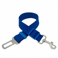 강아지안전벨트 충격방지 강아지 차량용 안전벨트 강아지 여밈 길이 조절 강아지 멜빵, 다크 블루, 32-62센티미터