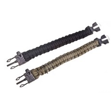 등산 캠핑용 서바이벌 부싯돌 비상 팔찌 파라코드팔찌 생존용품 파라코드리드줄 생존용팔찌 생존키트, 랜덤