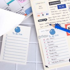 체크리스트 투두리스트 떡메 메모지 데일리 플래너 하루계획표