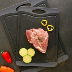 사각 마블도마 블랙 대 야채손질 생선도마