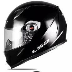 기존 LS2 FF358 오토바이 헬멧 블랙 화이트 사이즈 Road Ridng Capacetes 브라질 Casco De Moto, 04 XXL, 01 1Black