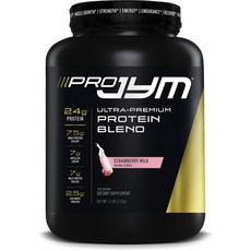 JymSupplementScience Pro Jym超優質蛋白質混合 草莓牛奶口味, 1.8kg, 1個