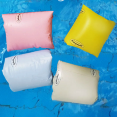 수영 팔 튜브 휴대용 워터 아쿠아 물놀이팔 튜브 수상 초등 강습용 용품 학습 안전, E7074암링튜브 블루