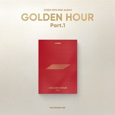 에이티즈 미니 10집 골든아워 GOLDEN HOUR Part.1 포카앨범 미개봉, 1CD
