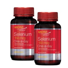 마이크로제닉스 셀레늄 150mcg 원어데이 캡슐 Microgenics Selenium, 2개, 60정
