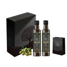 로얄트리 스페인 PICUAR품종 엑스트라 버진 올리브 오일 250mL x 2병 선물세트, 1세트