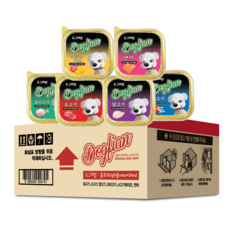 도그피앙 강아지 캔 콤보 24개입 반려견 간식, 24개, 100g, 도그피앙 콤보