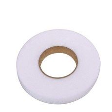 2pc iron on interlining fabric melt omentum fusible interlining adhesive interfacing voile tape, 1cm 흰색 2pc, 2개