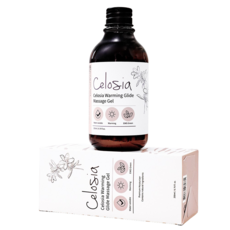 [디에스엘] 셀로시아 핫 워밍 글라이드 마사지 젤 Celosia Hot Warming Glide Massage Gel [100% EWG 그린등급의 안심성분 수용성 젤], 1개, 200ml