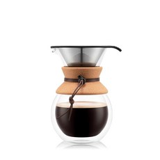 Bodum 코르크 밴드 커피 메이커 5L, 이중벽 코르크, 1, 1