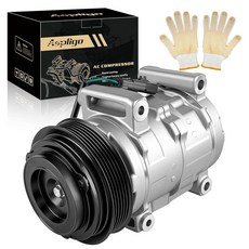 A/C Compressor with Clutch Compatible with Dodge Grand Caravan 2011-2020 Journey 2011-2019 Aveng, A/C Compressor with Clutch Com