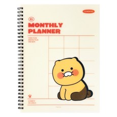카카오프렌즈 PP커버 먼슬리 플래너, 춘식이, 1개