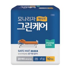 요실금패드 액티브 그린케어 위생깔개 까는기저귀 클린매트 10매, 10개입, 1개
