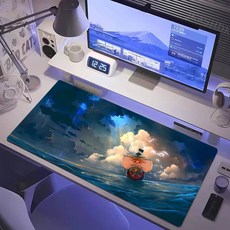 게이밍 장패드 원피스 마우스 패드 애니 게이머 키보드 매트 스피드 XXL 고무 x2mm 빅 노트북 컴퓨터 PC 마우스, 10, 30x70x0.2cm