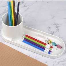 뚱이네 잡화점 데스크용 트레이 팬꽂이 멀티홀더