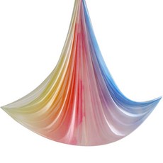 6 米新款空中瑜伽鞦韆吊床面料反重力梯形絲綢用於柔韌性和倒立治療鍛煉健身器材, WS20