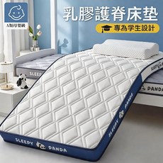 現貨隔天達 可超取 床墊 乳膠床墊 可折疊收納床墊 學生專用加厚乳膠床墊 高回彈減壓支撐脊椎 透氣不悶熱床墊 加厚床墊 軟墊 海綿床墊 多尺寸宿舍通用, TW灰色, 5