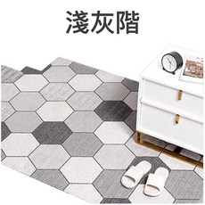 絲圈地墊 進門刮泥防滑地墊 玄關地毯, 1個, 淺灰階,60*90cm