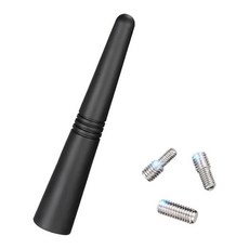 미니 자동차 안테나 차량 지붕 라디오 블랙 길이 나사, 3. 9cm rubber