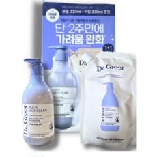 닥터그루트 아쿠아 딥클린 탈모증상완화샴푸, 1개, 330ml