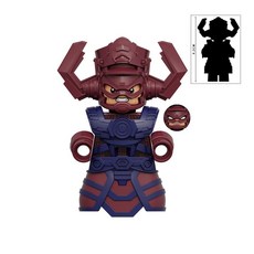 블록 스트레치 가이 갈락투스 빅 미니 액션 피규어 코루이트 브릭, 색상: 6. K2304