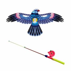 살림냥냥 낚시대 연날리기 독수리 가오리연, 낚시연세트35cm(독수리)