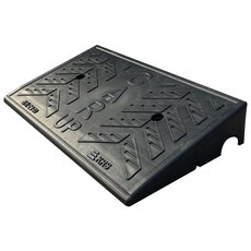 높이 14cm 차량진입판 카업 140 자동차 경사로 발판 경사판, 블랙, 1개