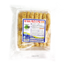 지키미 치즈스틱 1kg 냉동 모짜렐라 스틱치즈 모짜스틱 치즈튀김, 1개