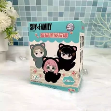 애니메이션 스파이×패밀리 플러시 펜던트 블라인드 박스 귀여운 아니아 고양이 모기 접시, 02 random 1pcs