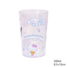 韓國 lilfant 大耳狗304不鏽鋼兒童餐具套裝 (筷子/湯匙/叉子/杯子/水壺/餐盤/餐具袋) 可愛卡通設計 外出攜帶方便, 透明色, 1個